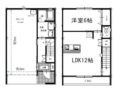 仮)蔵子GHA棟間取り図