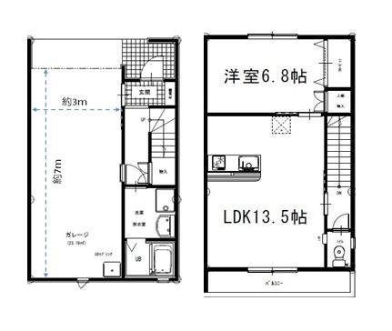 仮)蔵子GHB間取り図